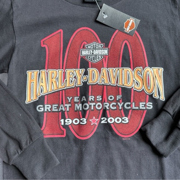 Harley Davidson 100 Years of Great Motorcycles Shirt - NWT - Picture 5 of 6